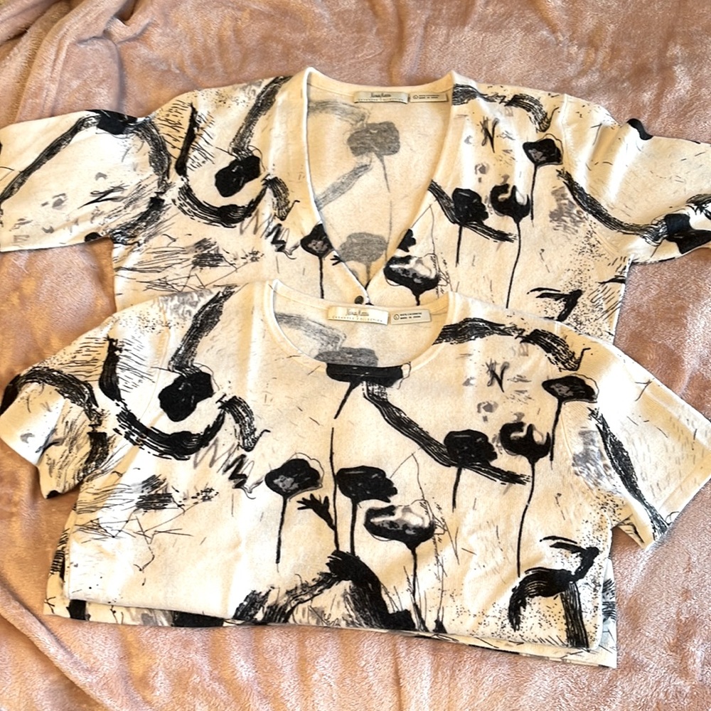 Neiman Marcus Cashmere Sweater Set